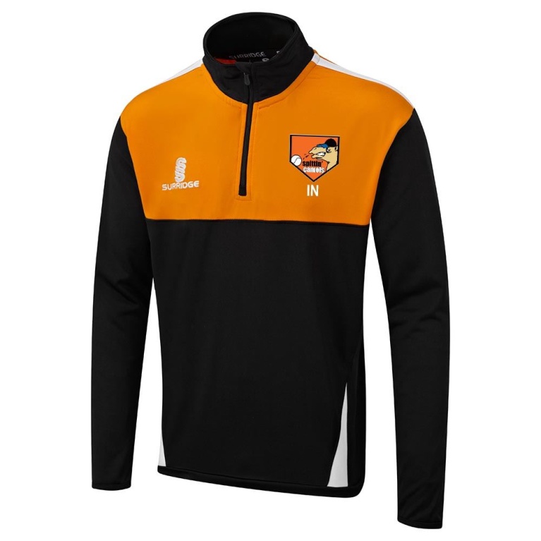 Spittin' Camels Softball Blade Performance Top Black/Orange/White
